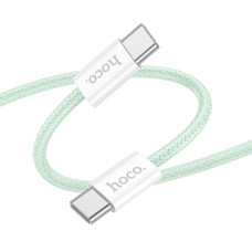 Кабель Hoco X104 Type-C to Type-C 60W (2m) Green