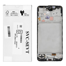 Дисплей Samsung A165 Galaxy A16, з тачскріном, в рамці, Black, Service