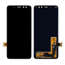 Дисплей Samsung A730 Galaxy A8 Plus, з тачскріном, OLED, Black