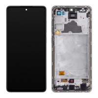 Дисплей Samsung A725 Galaxy A72, з тачскріном, в рамці, Service Pack Original, White