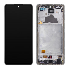 Дисплей Samsung A725 Galaxy A72, з тачскріном, в рамці, Service Pack Original, White