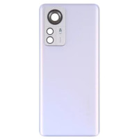 Задня кришка Xiaomi 12 Pro, Purple, зі склом камери