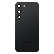 Задня кришка Samsung S911 Galaxy S23, Black, зі склом камери