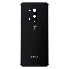 Задня кришка OnePlus 8, Black, OEM, зі склом камери
