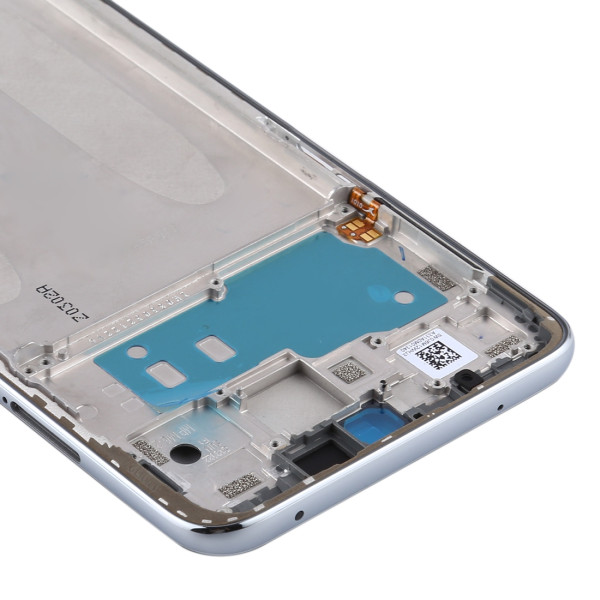 Рамка дисплея Xiaomi Redmi Note 9S, Note 9 Pro, Silver