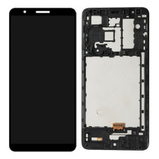 Дисплей Samsung A013 Galaxy A01 Core, з тачскріном, в рамці, OEM