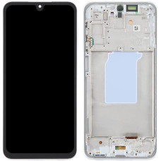 Дисплей Samsung A266 Galaxy A26 5G, з тачскріном, в рамці, White, Service
