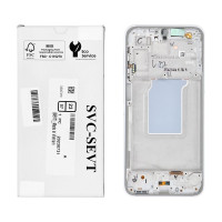 Дисплей Samsung A266 Galaxy A26 5G, з тачскріном, в рамці, White, Service