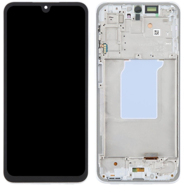 Дисплей Samsung A266 Galaxy A26 5G, з тачскріном, в рамці, White, Service