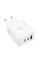 Мережевий зарядний пристрій HOCO C126A USB/ 2 Type-C PD 40W білий