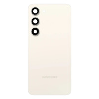 Задня кришка Samsung S911 Galaxy S23, Cream, зі склом камери