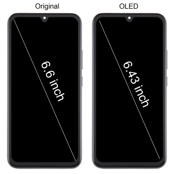 Дисплей Samsung A346 Galaxy A34, з тачскріном, в рамці, Graphite, OLED