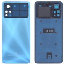 Задня кришка Xiaomi Poco X4 Pro 5G, без скла камери, Laser Blue