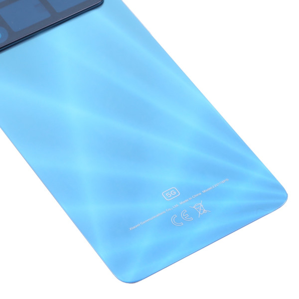 Задня кришка Xiaomi Poco X4 Pro 5G, без скла камери, Laser Blue