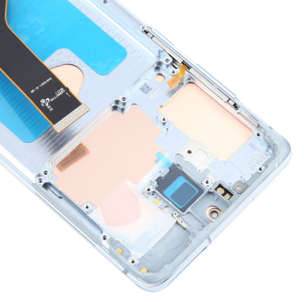 Дисплей Samsung G985 Galaxy S20 Plus, з тачскріном, в рамці, Blue, OLED