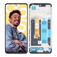Дисплей Realme C55, Narzo N55, з тачскріном, в рамці, Black