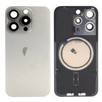 Задня кришка iPhone 15 Pro, Natural Titanium, OEM