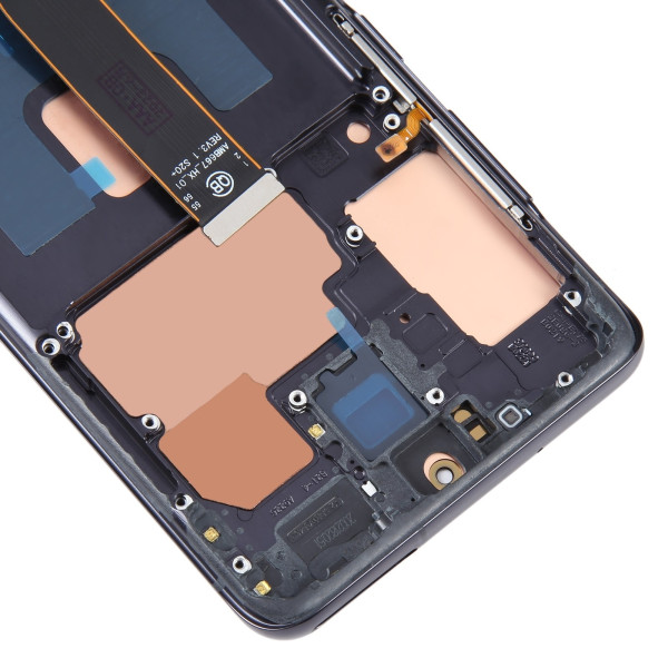 Дисплей Samsung G985 Galaxy S20 Plus, з тачскріном, в рамці, Black, OLED