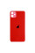 Задня кришка iPhone 11, великий виріз під камеру, Red