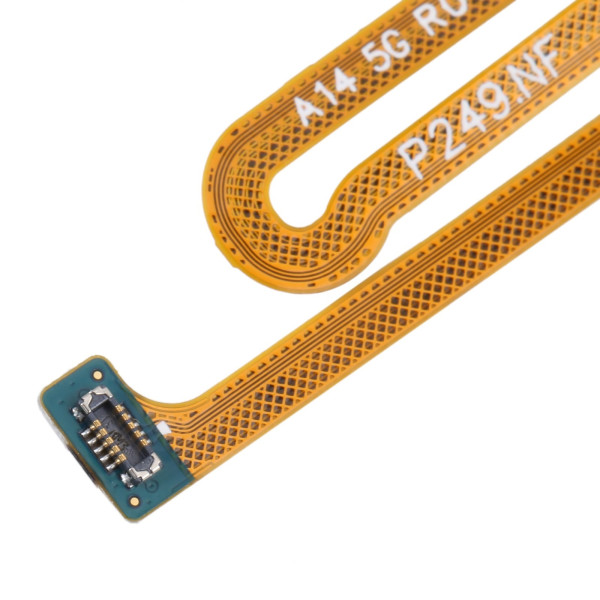 Шлейф Samsung A146B Galaxy A14 5G, сканер відбитка пальця, Black