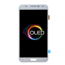 Дисплей Samsung J701 Galaxy J7 Neo з тачскріном, OLED, Silver