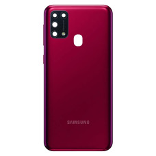 Задня кришка Samsung M315 Galaxy M31, зі склом камери, Red