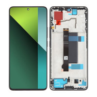 Дисплей Xiaomi Redmi Note 13 Pro 5G, Poco X6, з тачскріном, в рамці, Black, OEM