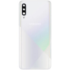 Задня кришка Samsung A307 Galaxy A30s, White, зі склом камери