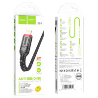 Кабель Hoco X59 USB to Lightning (2m) Black