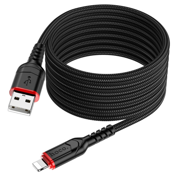 Кабель Hoco X59 USB to Lightning (2m) Black