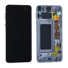 Дисплей Samsung G970 Galaxy S10e, з тачскріном, в рамці, Service Pack Original, White