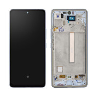 Дисплей Samsung A536 Galaxy A53 5G, з тачскріном, в рамці, OLED, Blue