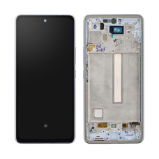 Дисплей Samsung A536 Galaxy A53 5G, з тачскріном, в рамці, OLED, Blue