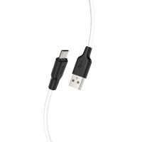 Кабель Hoco X21 Plus USB to Micro USB (2m) White
