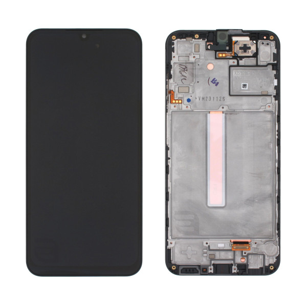 Дисплей Samsung A256 Galaxy A25 5G, з тачскріном, в рамці, Black, Service