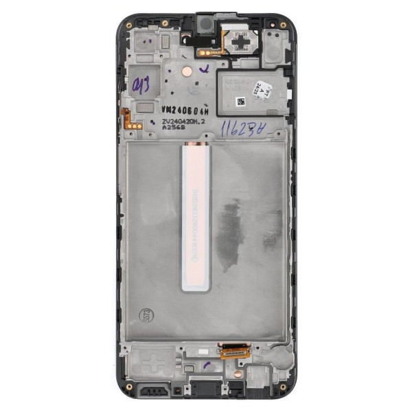 Дисплей Samsung A256 Galaxy A25 5G, з тачскріном, в рамці, Black, Service