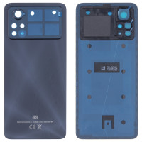 Задня кришка Xiaomi Poco X4 Pro 5G, без скла камери, Laser Black