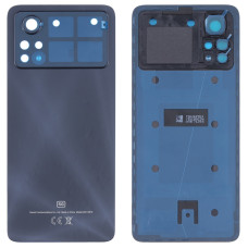 Задня кришка Xiaomi Poco X4 Pro 5G, без скла камери, Laser Black