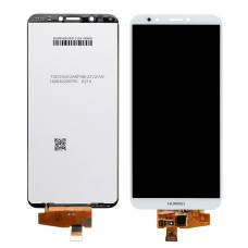 Дисплей Huawei Y7 2018, Honor 7C Pro, Nova 2 Lite, Enjoy 8, з тачскріном, High Copy, White
