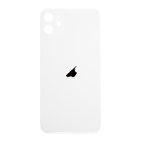 Задня кришка iPhone 11, великий виріз під камеру, White