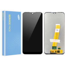 Дисплей Samsung A015M Galaxy A01, з тачскріном, широкий конектор, Black, Original