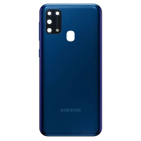 Задня кришка Samsung M315 Galaxy M31, зі склом камери, Blue