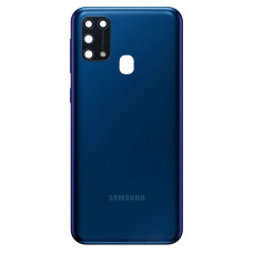 Задня кришка Samsung M315 Galaxy M31, зі склом камери, Blue