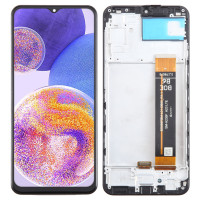 Дисплей Samsung A235 Galaxy A23 (R1.2), з тачскріном, в рамці, Black, OEM