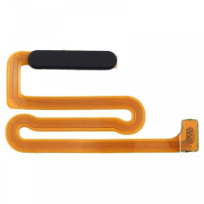 Шлейф Samsung A125, A127 Galaxy A12, сканер відбитка пальця, Original, Black