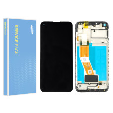 Дисплей Samsung A115 Galaxy A11, з тачскріном, в рамці, Original