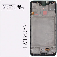 Дисплей Samsung M156 Galaxy M15, з тачскріном, в рамці, Service