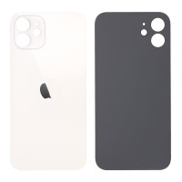 Задня кришка iPhone 12 Mini, великий виріз під камеру, White