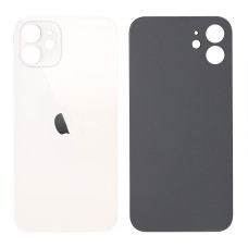 Задня кришка iPhone 12 Mini, великий виріз під камеру, White