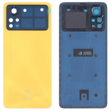 Задня кришка Xiaomi Poco X4 Pro 5G, без скла камери, Yellow